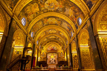 Fototapeta na wymiar St. John's Co-Cathedral, Valletta City, Malta Island, Malta, Europe