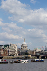 Obraz premium City of London with St Pauls Cathedral