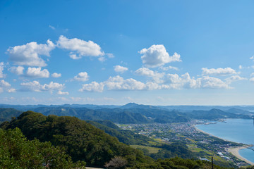 ノコギリ山からの風景