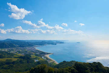 ノコギリ山からの風景