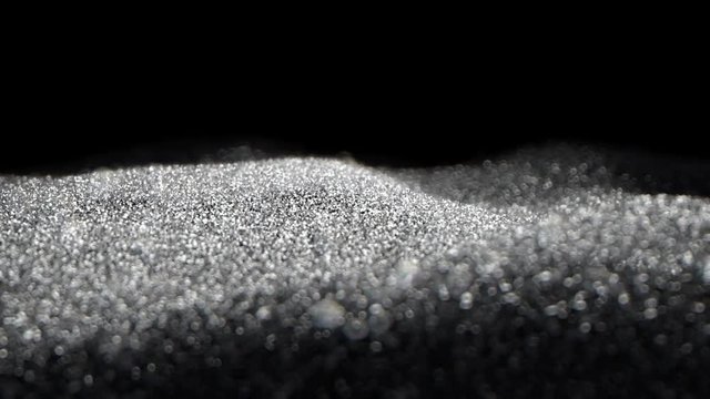 Silver Shiny waving moving flowing ripple glitter background abstract seamless VJ loop particles backdrop alpha matte