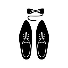 Mens accessories glyph icon