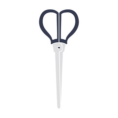 quirky hand drawn cartoon scissors