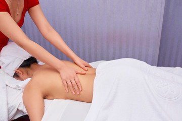 Fototapeta na wymiar Spa body massage treatment