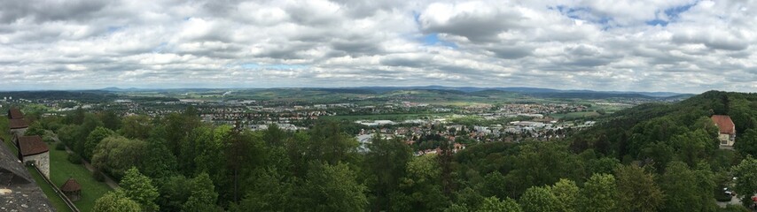 Fototapeta na wymiar Panorama Coburg Germany