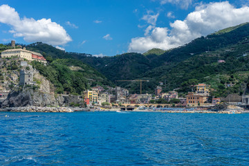 Fototapeta na wymiar Townscape and cityscape view at Monterosso al mare