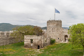 Medieval fortress in city of Kavala, East Macedonia and Thrace, Greece