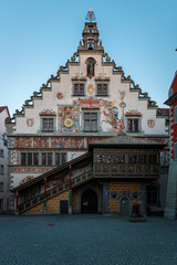 Das alte Rathaus in Lindau am Bodensee in Bayern, Deutschland