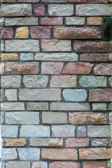 old brick wall of bricks