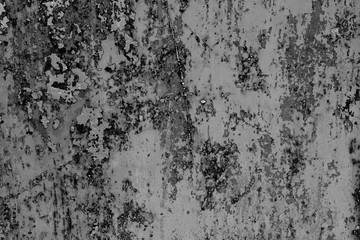 Obraz premium Texture, metal, wall, it can be used as a background. Metal texture with scratches and cracks