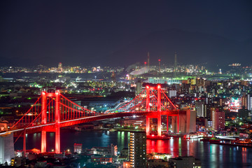 高塔山公園から見る新日本3大夜景