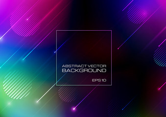 Abstract colors background with geometric shapes