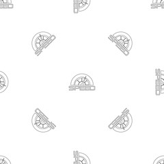 Trendy speedometer pattern seamless vector repeat geometric for any web design