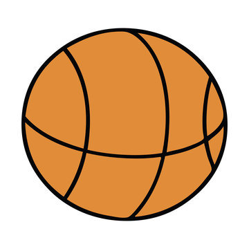 cute cartoon basket ball