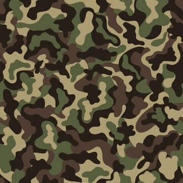 Military camouflage pattern.