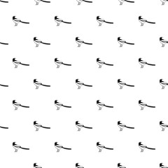 Famous magpie pattern seamless vector repeat geometric for any web design