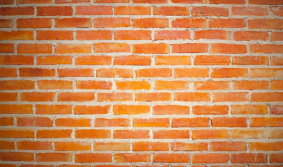 Modern brick wall, red brick wall or brick wall texture for background., Red brick wall background.