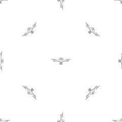 Aerial drone pattern seamless vector repeat geometric for any web design