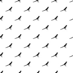 Cute magpie pattern seamless vector repeat geometric for any web design