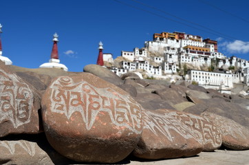 At Thikse Monastery, Leh, India. 