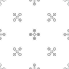 Spy drone pattern seamless vector repeat geometric for any web design