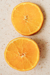 sliced orange
