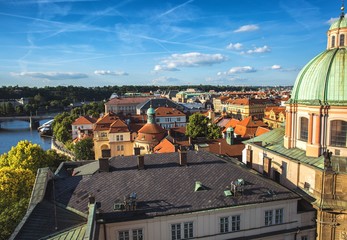 Fototapeta na wymiar Prague architecture background