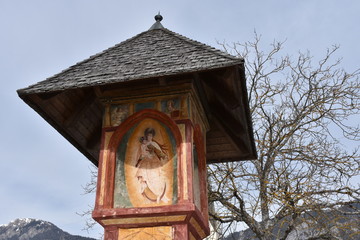 Sankt Stefan, St. Stefan, Gailtal, Kärnten, Bildstock, Armesünderkreuz, Kreuz, gotisch,...