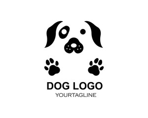 dog logo icon vector template