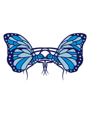 2 schmetterlinge küssen liebe paar verliebt insekt flügel schön fliegen frühling bunt farben hübsch sommer comic cartoon clipart design