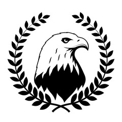 Bald eagle symbol of north america.