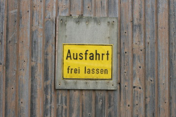 Schild 