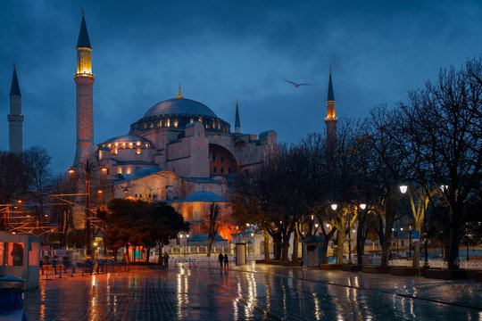 Hagia Sophia Mosque in Istanbul, Turkey. Ayasofya