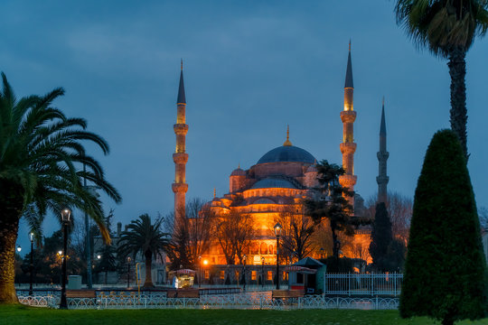 Sultan Ahmed Mosque in Istanbul, Turkey. Blue Mosque
