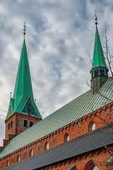 Helsingor Saint Olaf Church Steeples