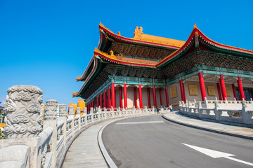 Fototapeta premium Taipei, Taiwan - January 25, 2019: National Concert Hall in Taipei, Taiwan