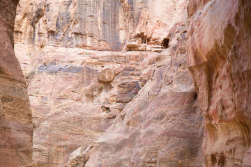 Fototapeta na wymiar Petra the ancient rock city of the Nabataeans in Jordan