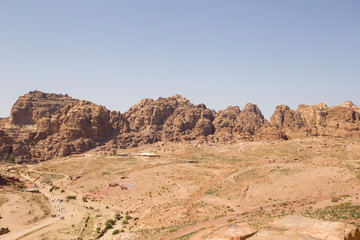 Fototapeta premium Petra the ancient rock city of the Nabataeans in Jordan