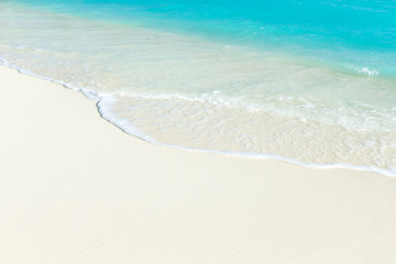  Maldives island with white sandy beach and sea