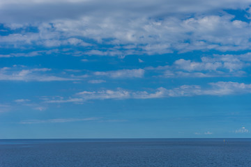 Italy,Cinque Terre,Riomaggiore, a view of the ocean