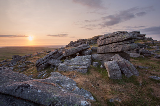 Rowtor Dartmoor national park Uk