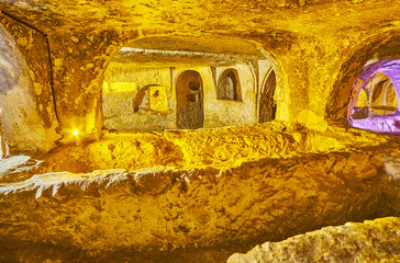 The ancient burial sites of Rabat, Malta
