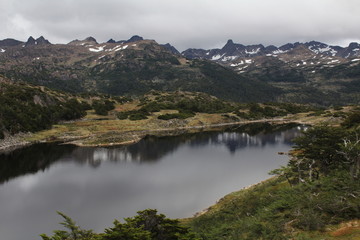 Fototapeta na wymiar Navarino island, southern patagonia Chile