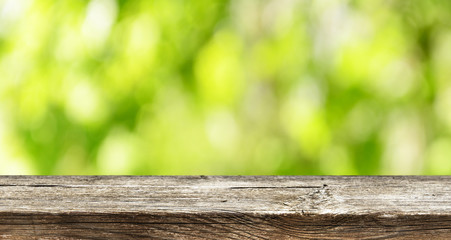 Fototapeta premium Empty wooden table background