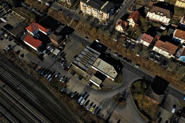 Gemünden aus der Luft