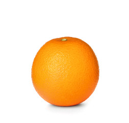 Fresh ripe orange isolated on white. Citrus fruit