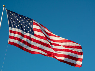 American Flag Waving