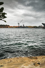 Ufer Hafen Sydney Industrie