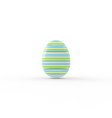 Easter Egg With Ornament