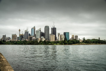 Obraz premium Skyline Sydney Hafen